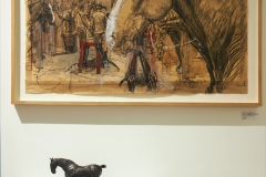 Austin, bronze & drawing, gallery