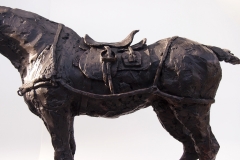 Standing To, bronze (detail)