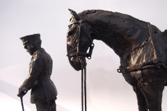 Standing To, bronze (detail)
